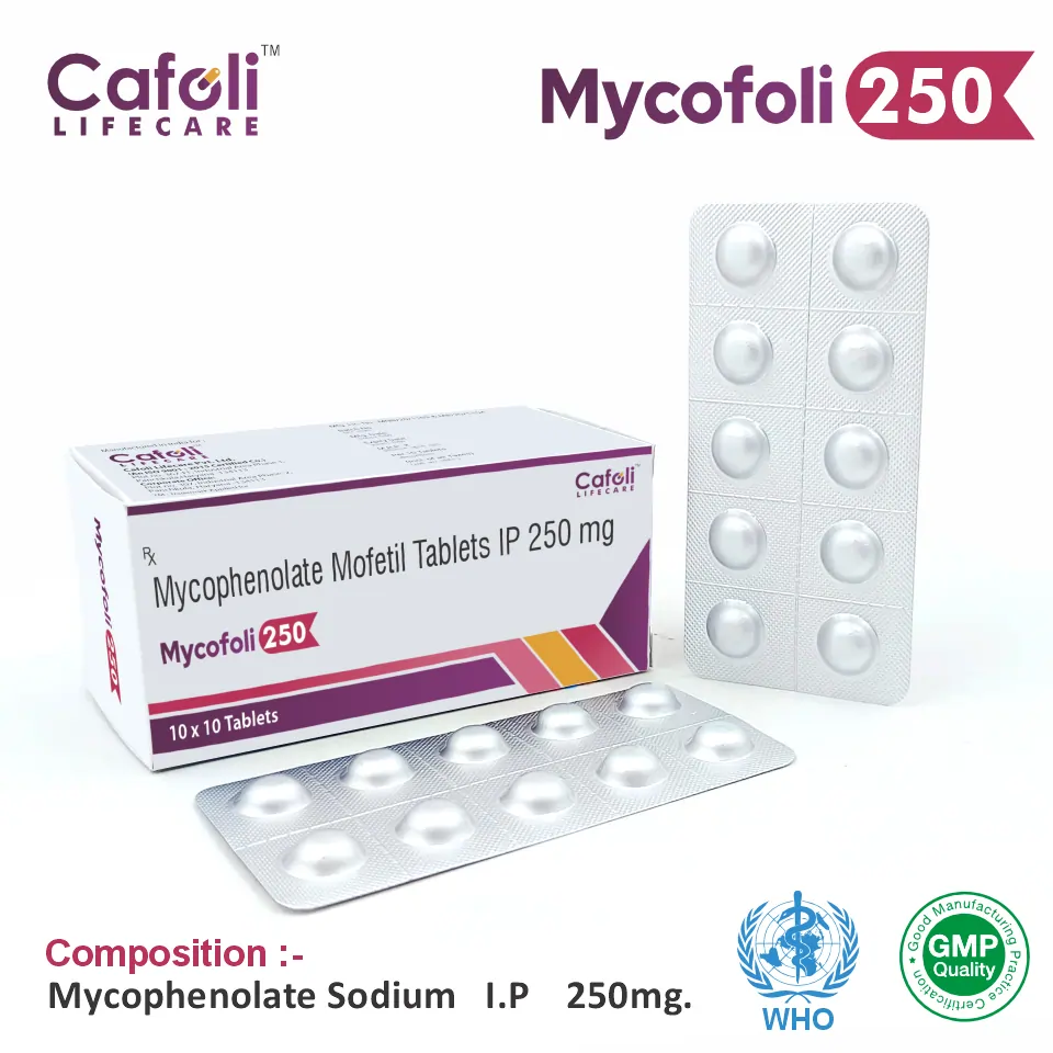 Mycophenolate Sodium 250 mg Tablet PCD Pharma Franchise